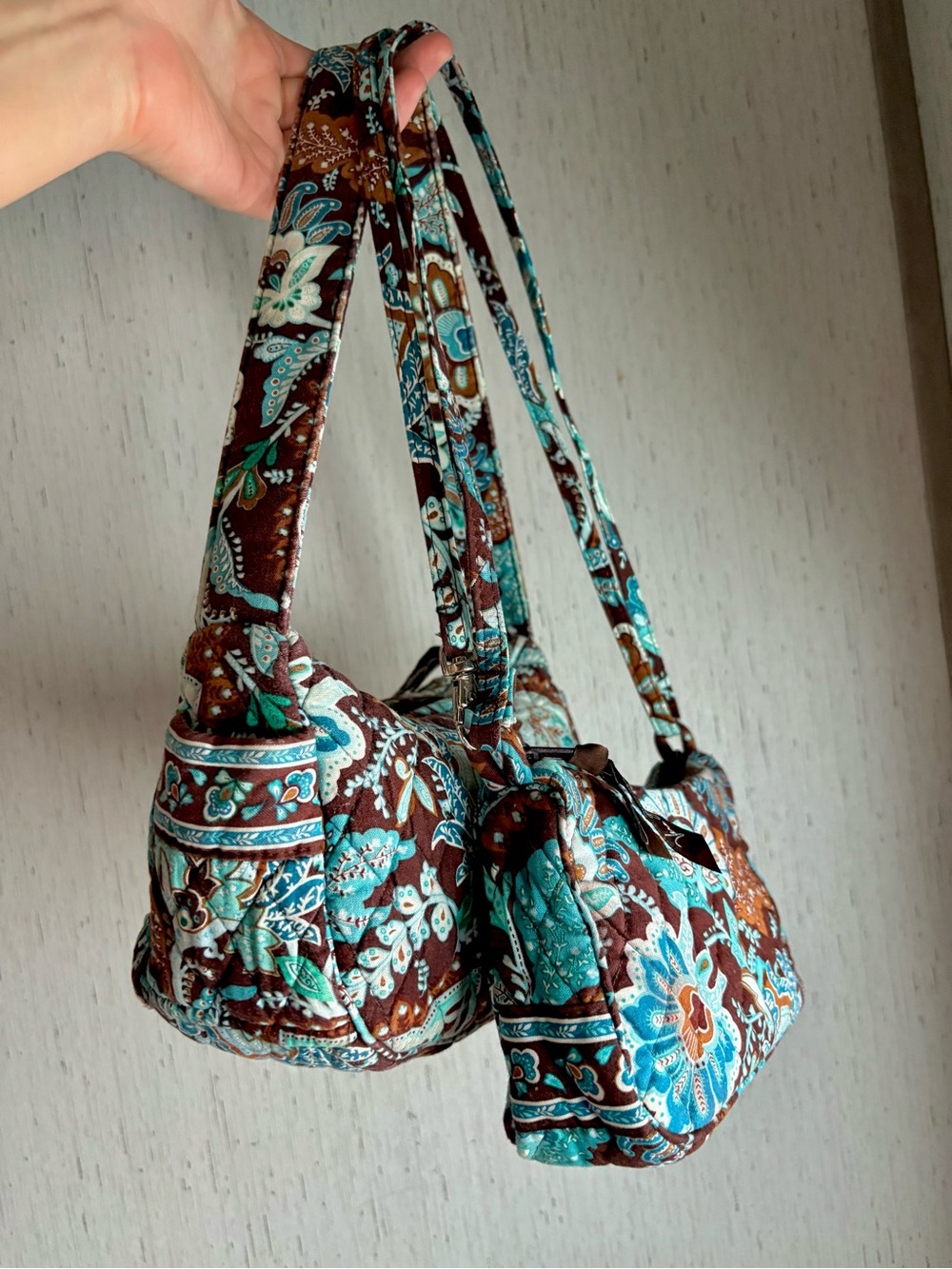 Vera Bradley purse Java blue Maggie mini bag and Amy mini purse bundle